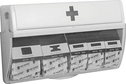 San Jamar MKBD100 Mani-Kare Bandage Dispenser, Blue