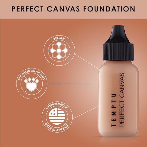 Temptu Perfect Canvas Hydra Lock Airbrush Foundation Starter Set, Fair/Light, 0.25 Fl Oz (Pack of 6)