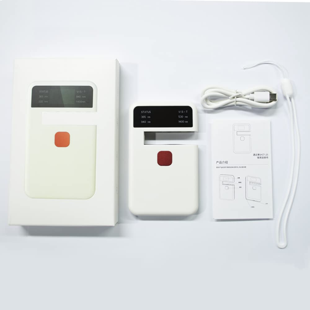 Transmittance Meter TH-220,Window Tint Meter, Measuring Transmittance of VLT(360-780nm),UV 365nm, VL 530nm,IR 940nm,IR 1400nm,Suitable for Car Solar Film,Glass
