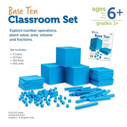 Learning Resources Plastic Base Ten Class Set