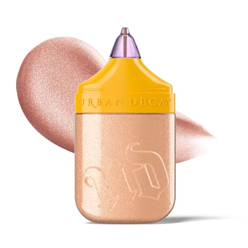 Urban Decay Face Bond Waterproof Luminizer (PCH - Brightening Peach Rose), All-Over Liquid Highlighter + Bronzer, with 3% Niacinamide, Smudge-Resistant, Transfer-Resistant - 1 fl oz
