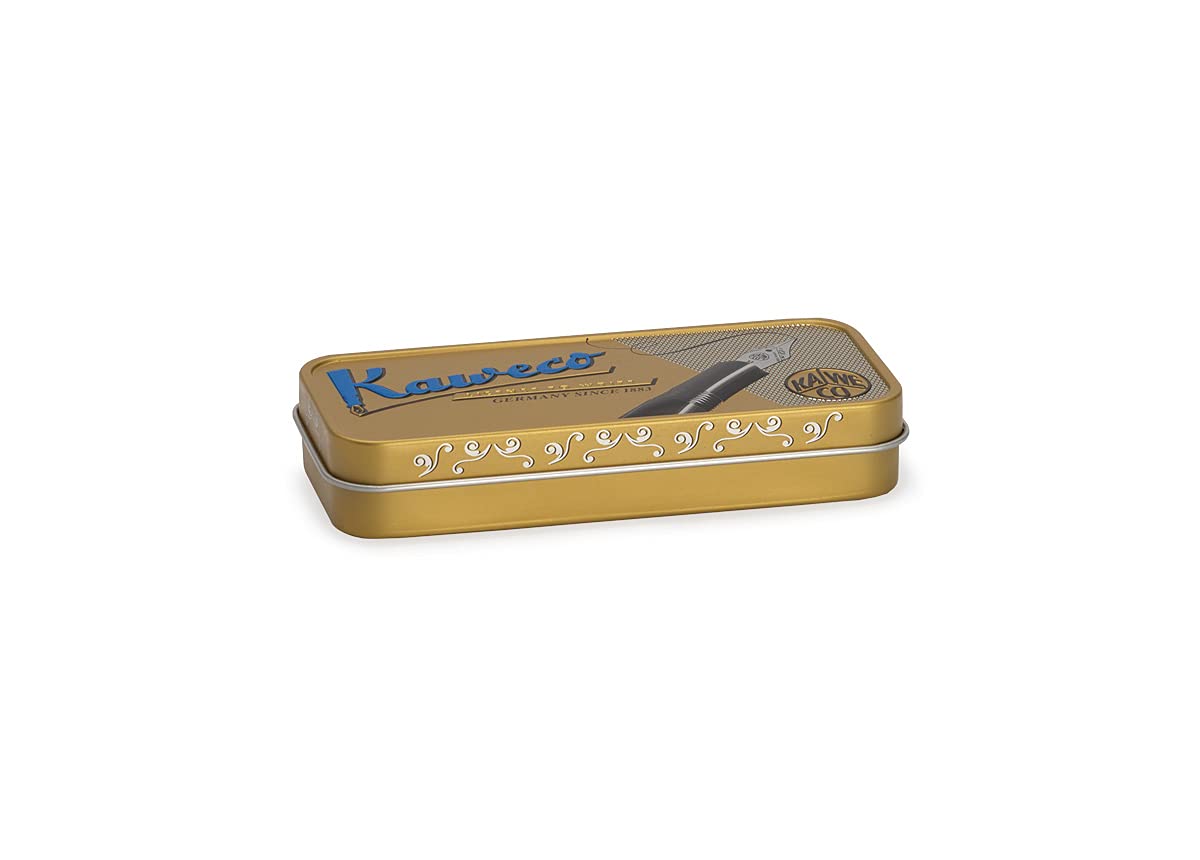 Kaweco AL SPORT Fountain Pen Silver I Premium Aluminum Reservoir Pen for Ink Cartridges 13 cm I Nib: BB (Extra Broad)