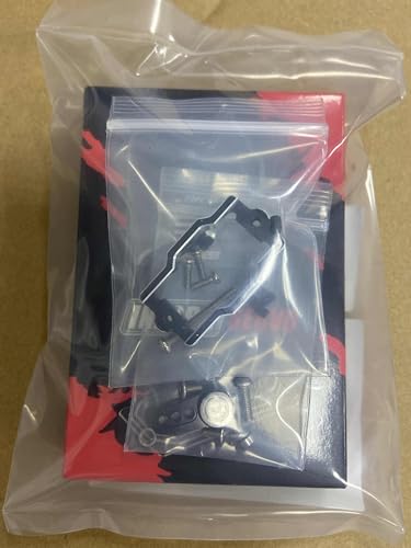 INJORA Coreless High Torque Micro Servo with Mount and Servo Horn for TRX4M TRX4MT 1/18 RC Crawler Upgrade Parts(Black)