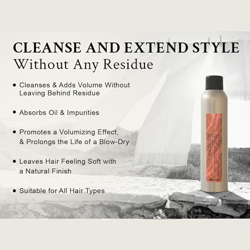 Davines This Is An Invisible Dry Shampoo, Residue-Free Cleansing And Volumizing Formula, Absorbs Oil With A Soft And Natural Finish, Vanilla And Grapefruit Scented, 6.03 Fl. Oz