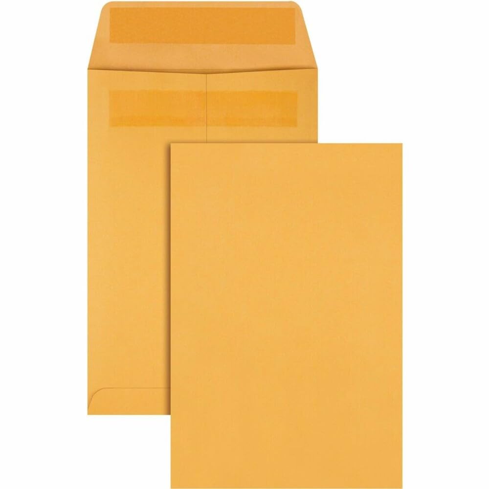 Quality Park 6-1/2 x 9-1/2 Catalog Mailing Envelopes, Redi-Seal Self Seal Envelope Closure, 28 lb Kraft Paper, 250 per Box (QUA43362)