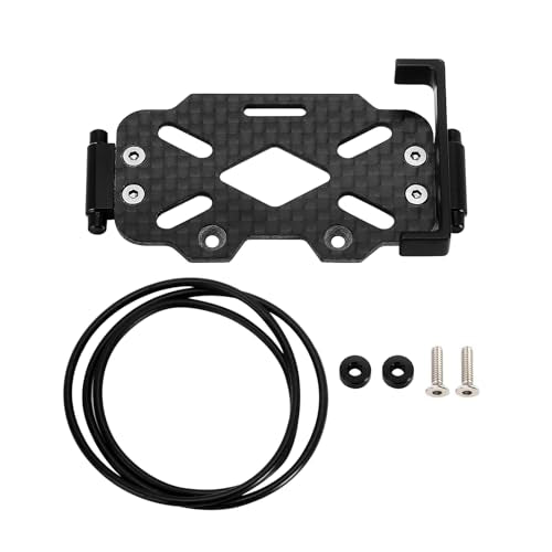 INJORA 39g LCG Carbon Fiber Chassis Frame Kit with 6g Battery Tray for 1/18 TRX4M Defender Bronco K10 F150 RC Crawler Upgrade