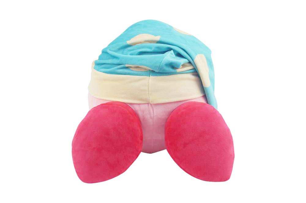 Kirby Sleep 12" Mega Plush - Cute Plushies, Big Plush & Soft Pillow Kirby Gifts for Kids & Adults! Kirby Plushes Available Include Whip Kirby, Kirby Sleep, Fighter Kirby, and Link Kirby Sword.