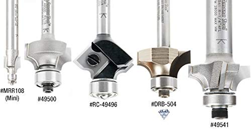 Amana Tool - MRR108 Carbide Tipped Miniature Corner Rounding 1/16 Radius x 5/16 Dia x 5/16
