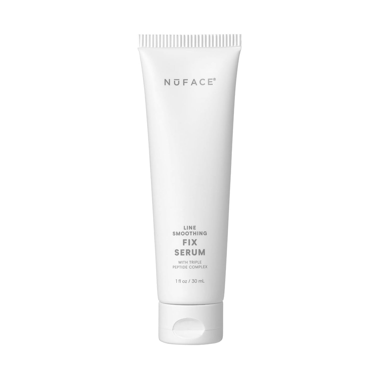NuFACE FIX Serum - Line Smoothing Conductive Serum for Microcurrent with Triple Peptide, Hyaluronic Acid & IonPlex to Hydrate, Brighten and Enhance NuFACE Microcurrent Device Results (1 oz)