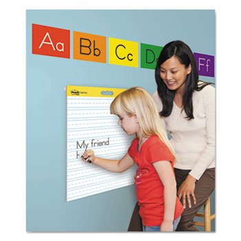 Post-it 566 Self-Stick Wall Pad, 20 x 23, White, 20 Sheets, 4/Carton