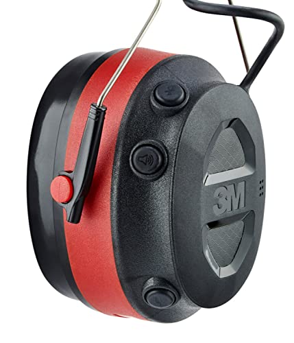 3M Pro-Comms Electronic Hearing Protector, Wireless Earmuffs With Bluetooth Technology & External Noise-Canceling Boom Microphone, Noise Reduction Rating (NRR) 26 dB, Premium Gel Cushions (90546-SIOC)