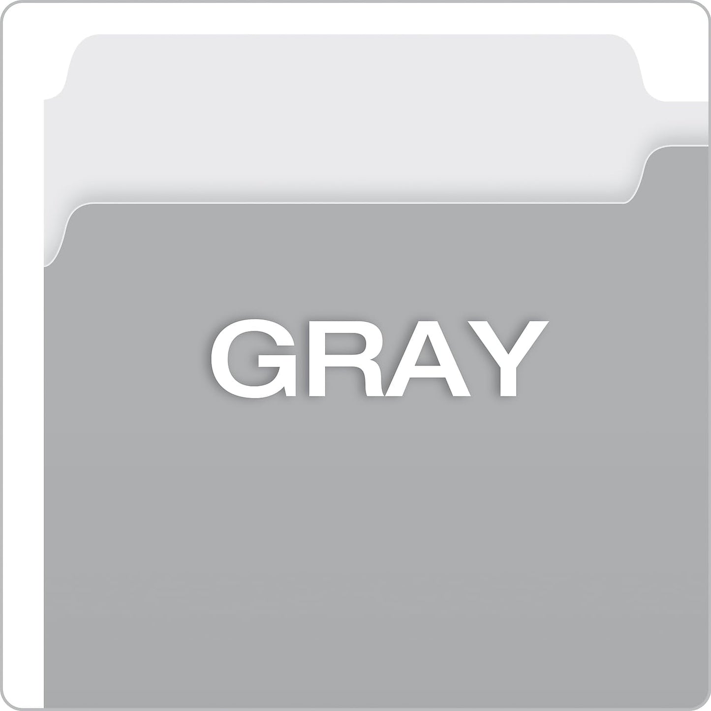 Pendaflex 435013GRA Interior File Folders, 1/3 Cut Top Tab, Legal, Gray (Box of 100)