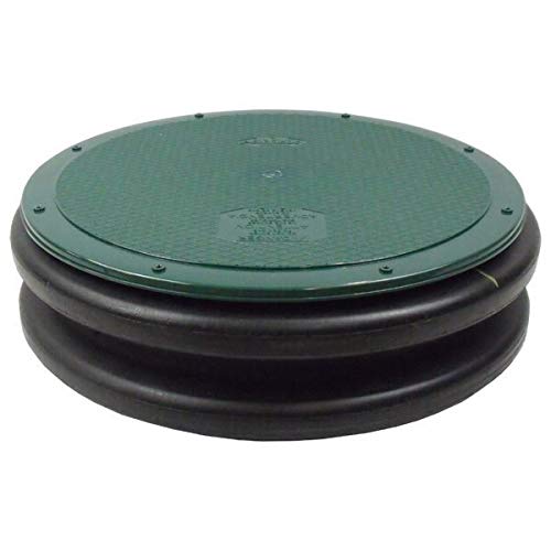Polylok 24" Heavy Duty Flat Cover/Lid for Corrugated Pipe (PN: 3008-WEST)