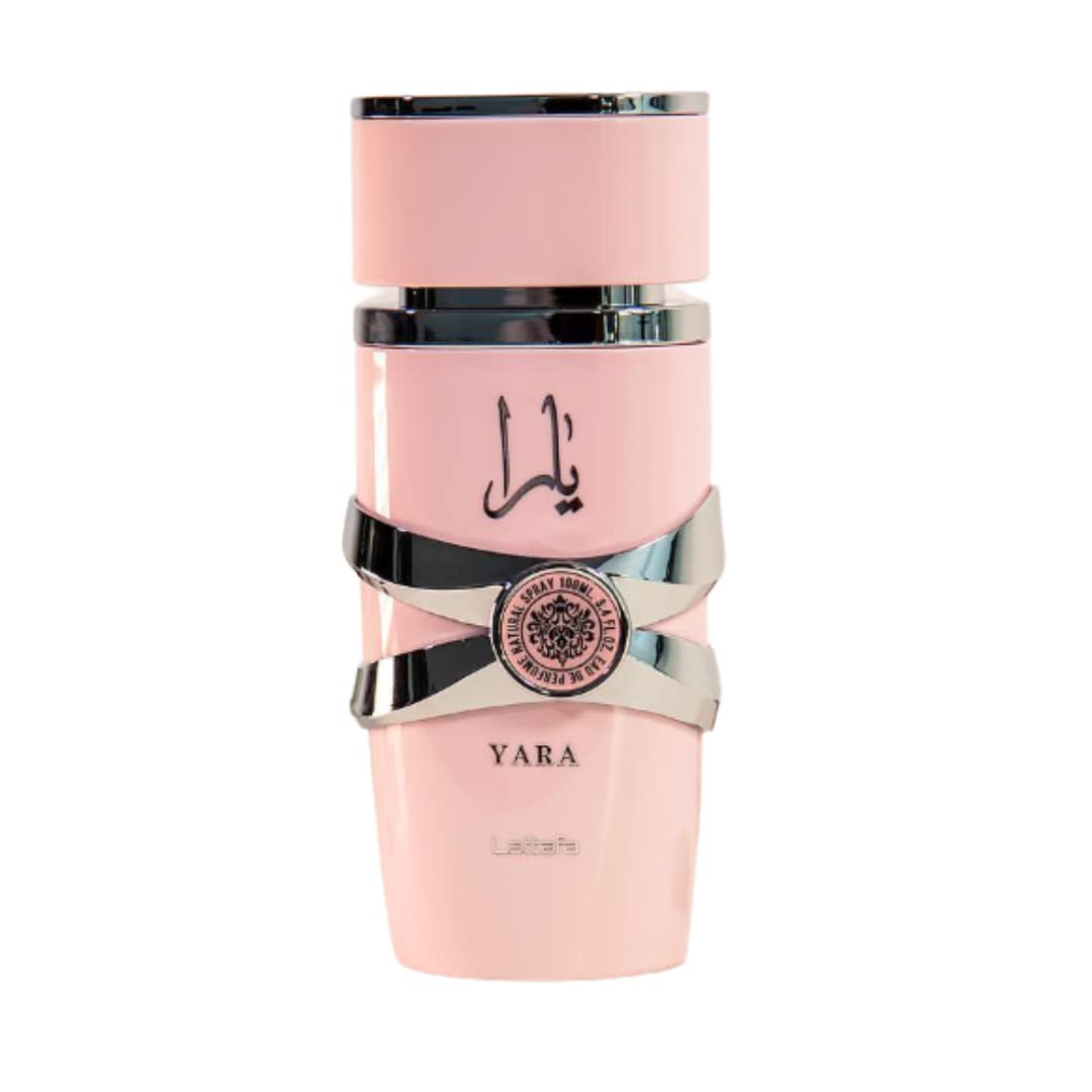 Lattafa for Unisex 2 Piece Eau de Parfum Gift Set (Asad for Men + Yara for Women) 3.4 Ounce/100 ml each