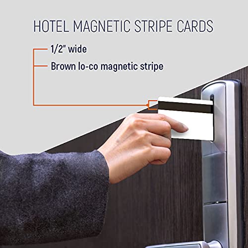 Hotel & Motel Magnetic Stripe Key Cards (500)