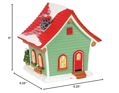 Department 56 Porcelain Disney Village Mickey Mouse Tree Lot Lit Building, 6 Inch, Multicolor