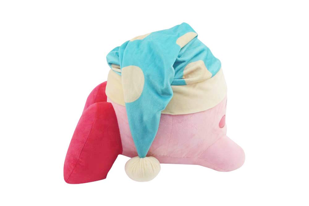 Kirby Sleep 12" Mega Plush - Cute Plushies, Big Plush & Soft Pillow Kirby Gifts for Kids & Adults! Kirby Plushes Available Include Whip Kirby, Kirby Sleep, Fighter Kirby, and Link Kirby Sword.