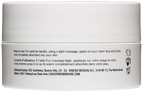 NASSIF MD Hydro-Screen Face And Body Souffle, Hydrating Skin Moisturizer, Hyaluronic Acid, Omega 3, Anti Aging, Even Skin Tone, 4 Fl Oz