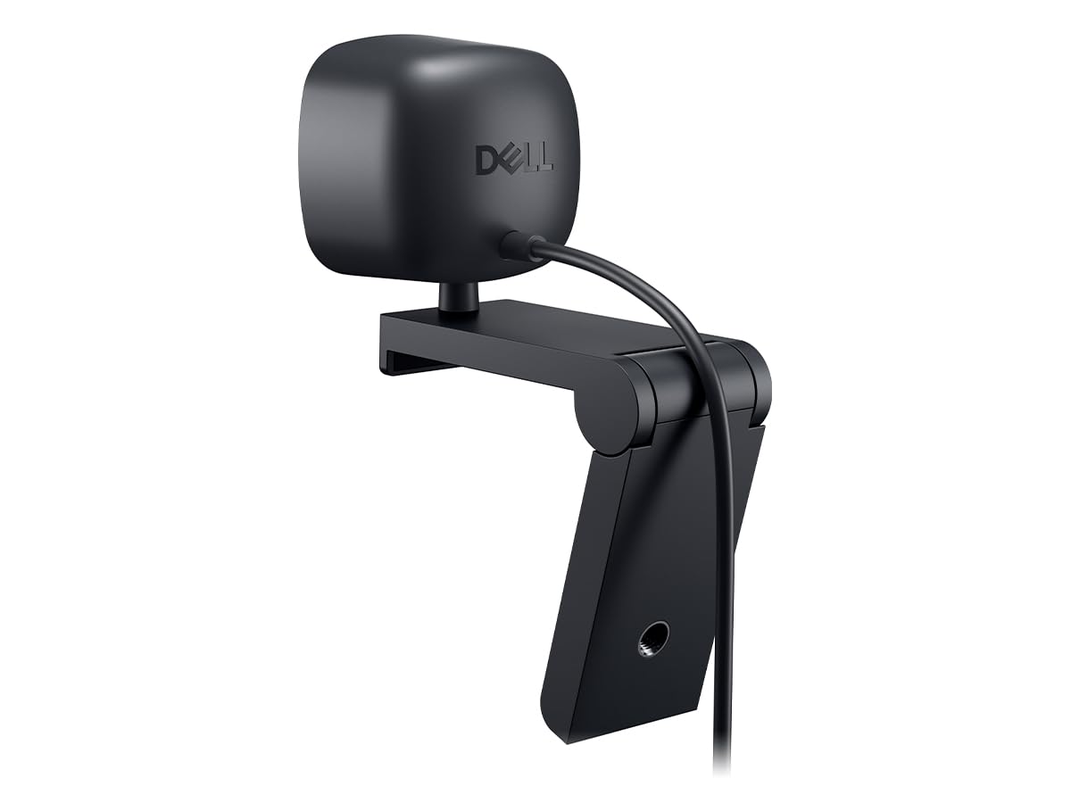 Dell Webcam WB3023-2K QHD/FHD/HD Resolution, Sony Sensor, f2.0 Aperture, Face Detection, Noise Reduction Mic, 2X HD Zoom, USB-A, Microsoft Teams/Zoom Certified - Black