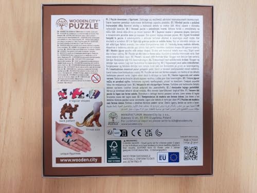 WOODEN.CITY Wooden Puzzles for Adults 1000 Pieces - Stories on Every Shelf – Bookshelves Scene | Made in EU | Gift for Book Lovers | Size 21,25 x 15,5 in