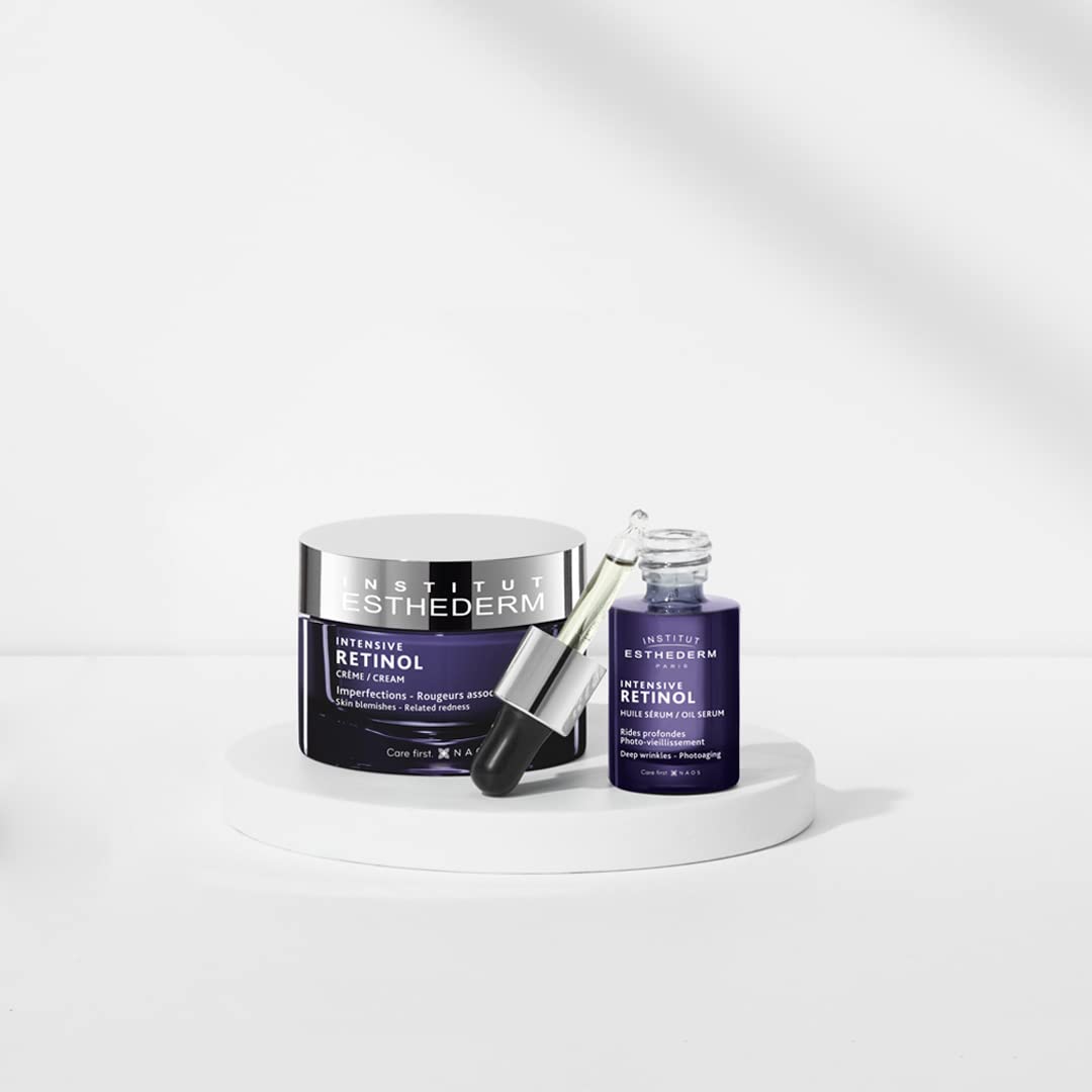 Institut Esthederm - Intensive Retinol Cream - Face and Neck - Anti-aging - Wrinkles - Uneven surface of the skin