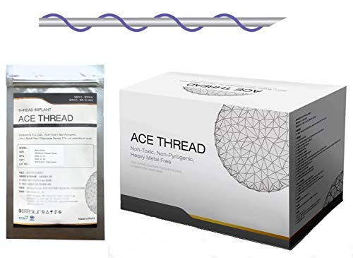ACE PDO thread lift KOREA face/whole body - Mono Screw Type (100pcs) - 12 sizes (29G50)