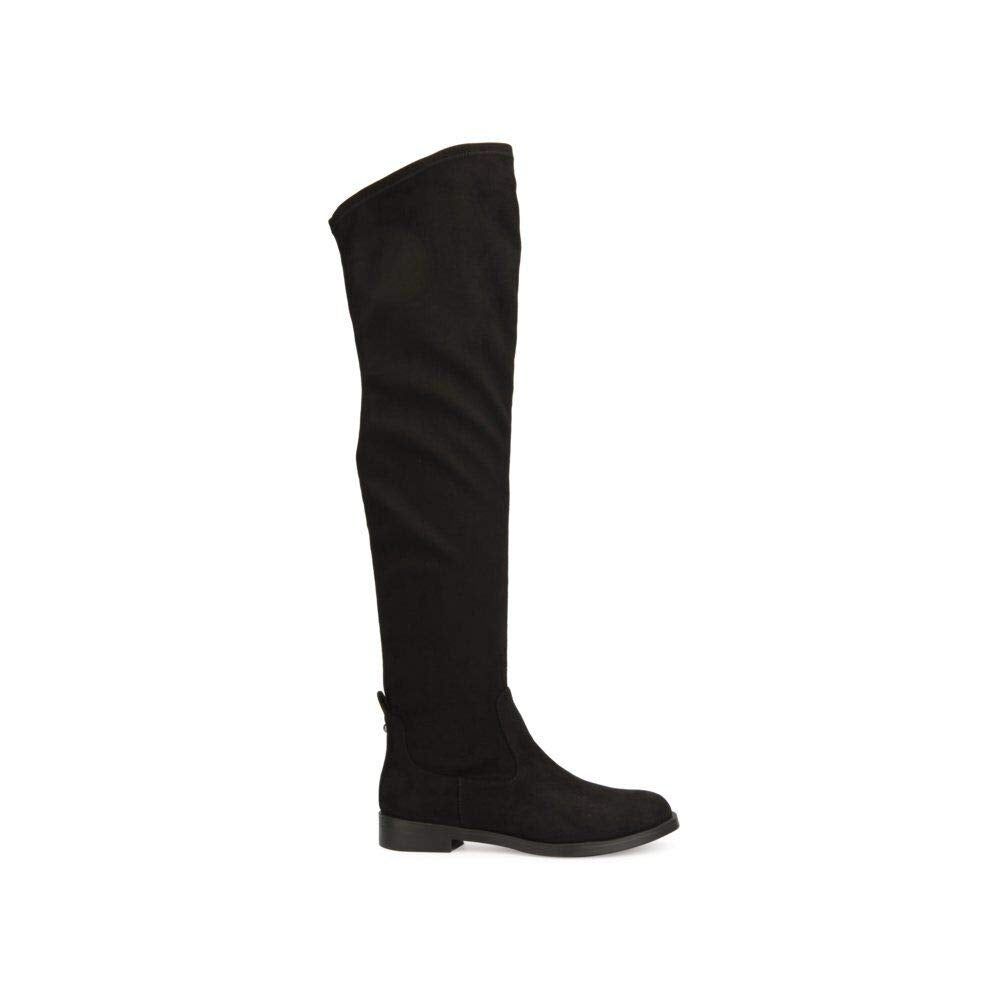 Kenneth Cole REACTION Women's Wind-y Over the Knee Stretch Boot, Black, 8.5 M US