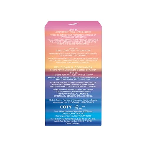 Nautica for Her Rose Island Eau De Parfum, 1.6 Fl Oz (Pack of 1), Notes of Lemon, Rose, and Musk, Women's Fragrance, Long Lasting, Mood-Boosting Fragrance, Vegan Formula