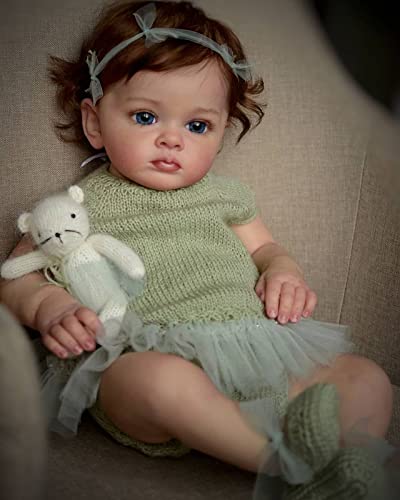 Angelbaby Realistic Reborn 24" Toddler Doll - Soft, Weighted & Lifelike for Children Gifts