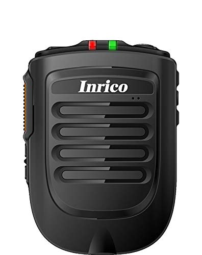 Inrico ANYSECU Wireless PTT Microphone B01 iOS Version B02 Wireless PTT Button for Zello ptt Button Speaker for iOS and Android Phone