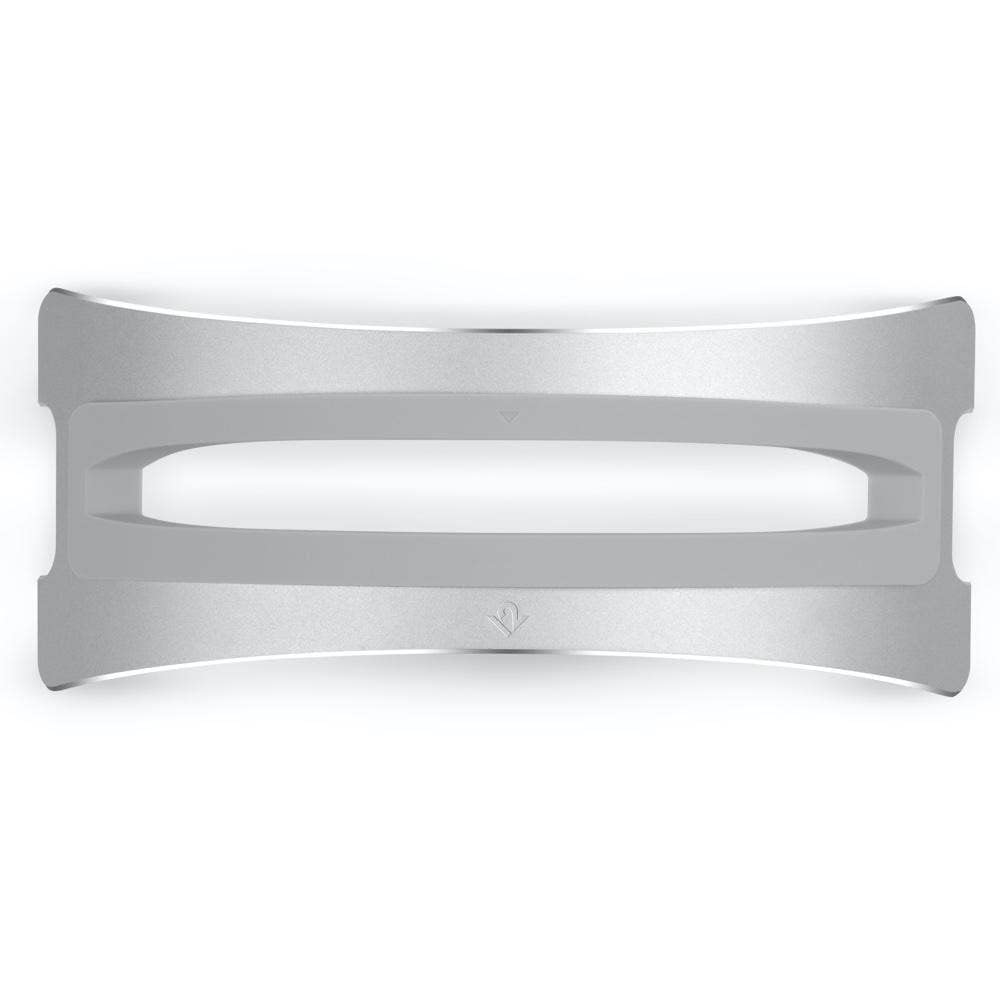 Twelve South BookArc for MacBook | Space-Saving Vertical Desktop Stand for Apple notebooks (Silver)*Not Compatible with M1, See Insert Option to Update/Upgrade*