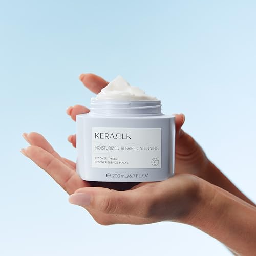 KERASILK Recovery Mask | Provides Deep Moisture & Nourishment | Prevents Hair Breakage & Recurring Dryness | For Dry, Stressed & Damaged Hair | Ideal For Various Hair Types & Textures| 200ml