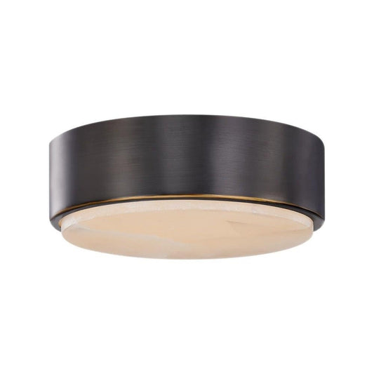 Alora FM325108UBAR Blanco Flush Mount, LED, Urban Bronze/Alabaster