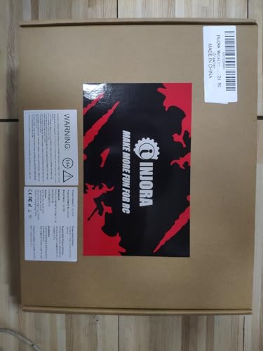 INJORA Metal Hitch Mount Trailer for Axial SCX24 Upgrade 1/24 RC Crawler
