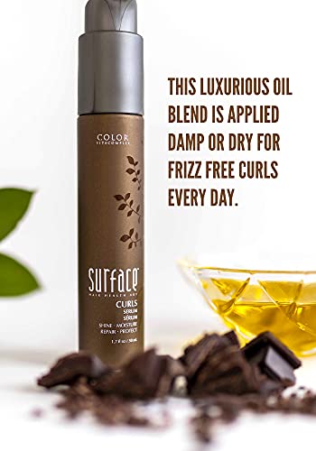 Surface Hair Curls Serum, Repair And Protect While Maintaining Moisture And Shine, 1.7 Fl. Oz.