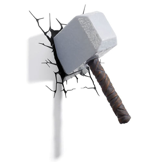 3DLightFX Marvel Avengers Thor Hammer 3D Deco Light