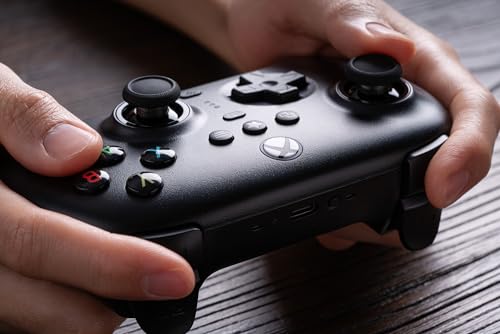 8Bitdo Ultimate 3-mode Controller for Xbox, Hall Effect Joysticks, Pro Back Paddle Buttons, Wired for Xbox Series X|S and Xbox One, Wireless for Apple, Windows and Android -Officially Licensed(Black)