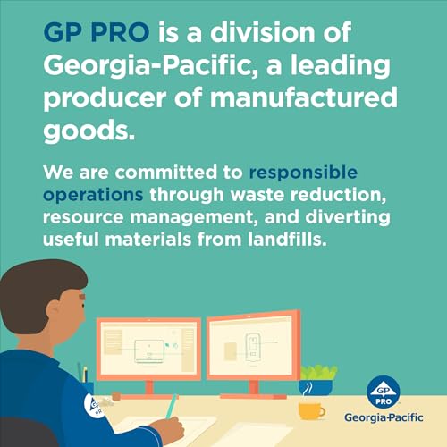 Georgia-Pacific Pacific Blue Select Centerpull 2-Ply Paper Towels (previously Branded Preference) by GP PRO (Georgia-Pacific), White, 44000, 520 Sheets Per Roll, 6 Rolls Per Case