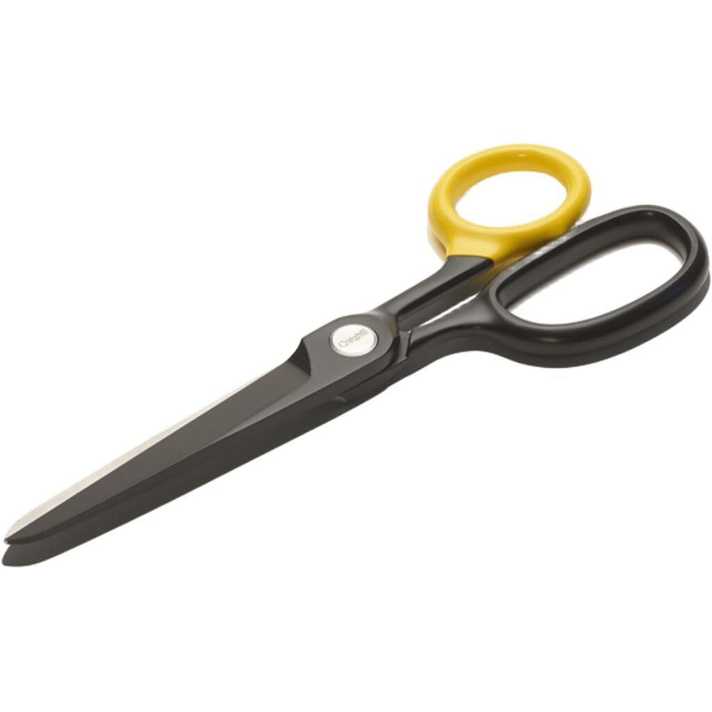 Craighill Chroma Scissors - 8.5” Heavy Duty Stainless Steel All Purpose Scissors for Office Supplies, Crafts & Home, Ultra Sharp, Comfort Grip Handles - Black