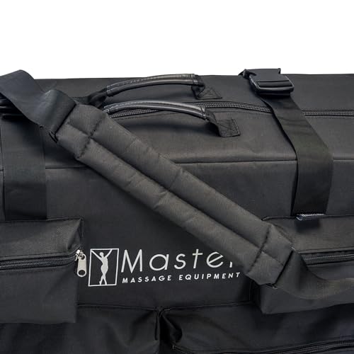 Master Massage Universal Massage Table Carry Case, 5 Pockets Carrying Bag for Massage Table, 25"-32", Black