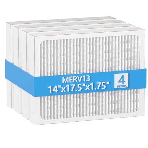 14 x 17.5 x1.75 MERV 13 Replacement Dehumidifier Filter Compatible with Honeywell DR90 & DR120 Dehumidifiers (50070171-002) 4 Pack