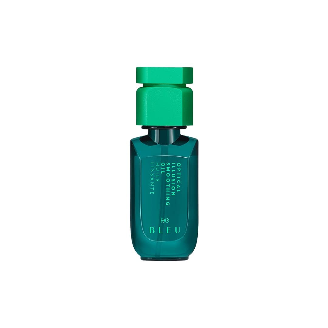 R+Co BLEU Optical Illusion Smoothing Oil – Adds Sleek Style, High Shine, Tames Flyaways, and Provides Separation with Lightweight, Nourishing Formula, 2 oz
