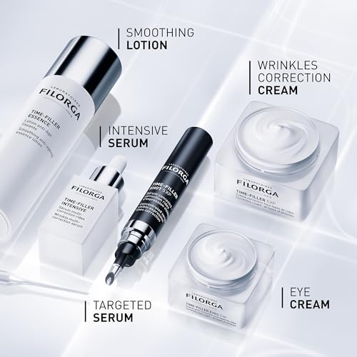 Filorga Time-Filler Shot, A Moisturizing Serum with Neuropeptide Technology & Polysaccharides to Relax Expression Lines, Hydrate, & Firm Skin for Visible Results in 7 Days, 0.5 fl. Oz.