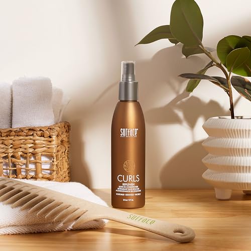SURFACE Hair Curls Replenish Leave In Conditioner - Sulfate Free and Paraben Free Natural Hair Moisture 6oz