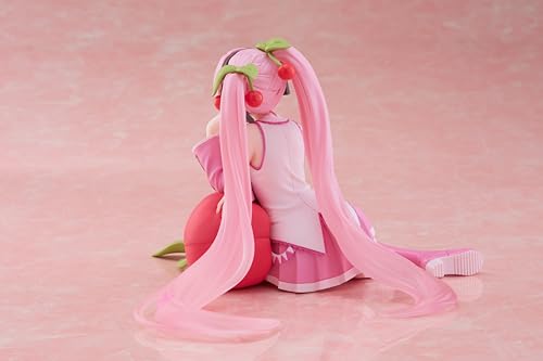 Taito-Sakura Miku Desktop Cute Figure (Cherry Cushion Ver.)