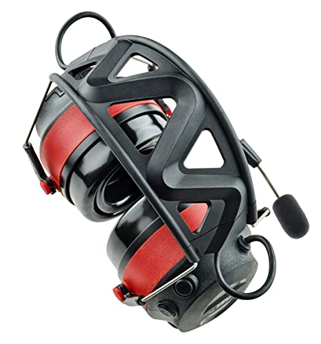 3M Pro-Comms Electronic Hearing Protector, Wireless Earmuffs With Bluetooth Technology & External Noise-Canceling Boom Microphone, Noise Reduction Rating (NRR) 26 dB, Premium Gel Cushions (90546-SIOC)