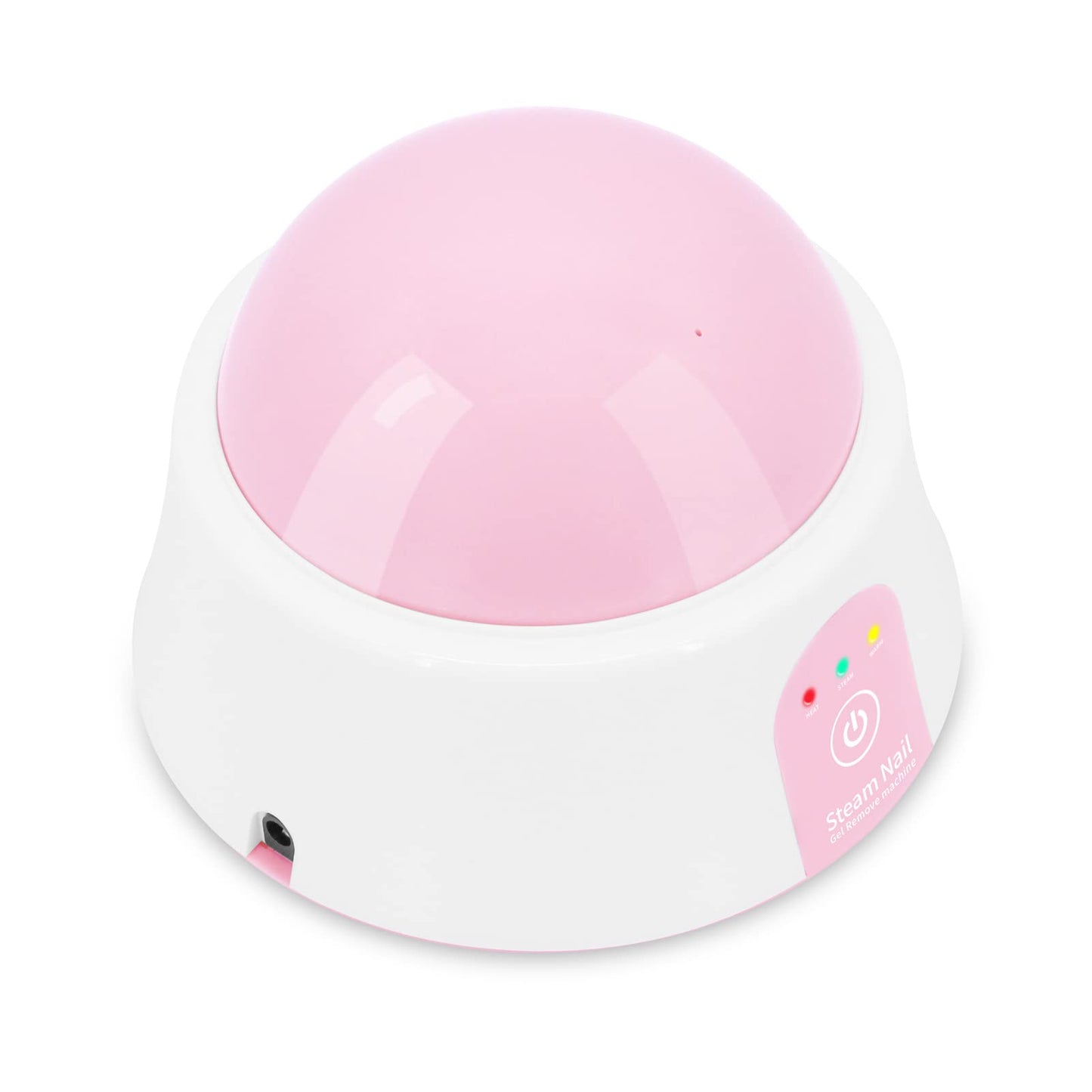 Steam Nail Polish Remover Machine Gel Nail Steamer, Remove Gel Polish Safely without Damaging Nail Bed, Pink