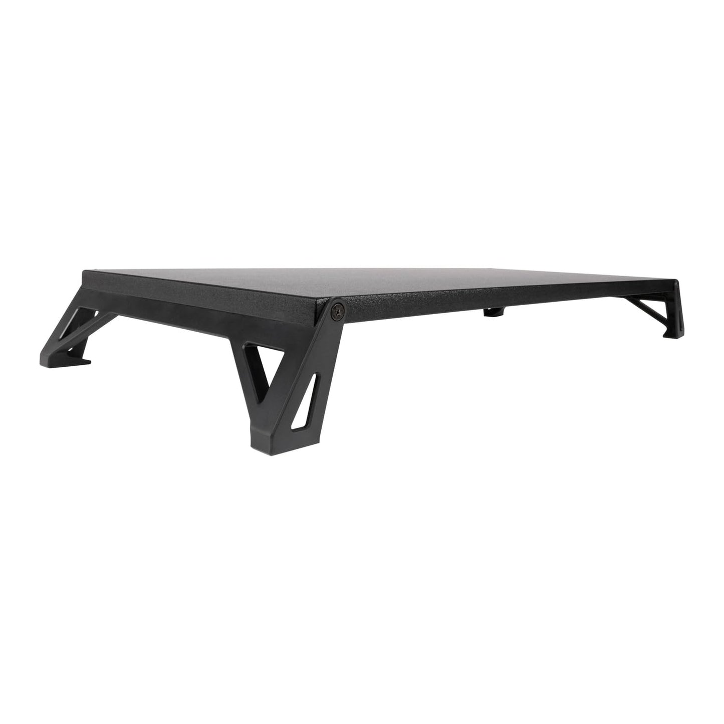 Allsop Lo Riser Monitor Stand, for 32" Monitors, 24" X 11" X 2" to 3", Black, Supports 30 Lb