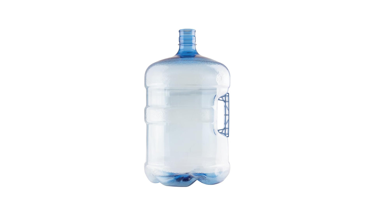 New Wave Enviro BPA Free PET Bottle, 5-Gallon Capacity, Crown Top (cap not included), Designed for Durability with Integrated Handle