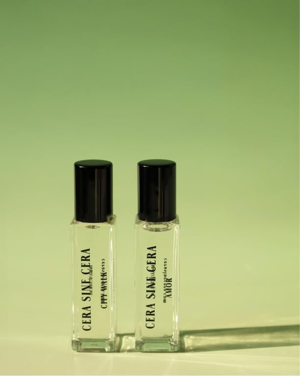 Cera Sine Cera City Walk Perfume Oil/Fragrance Oil, 0.34 fl oz (10 ml), Soft/Powdery/Sweet